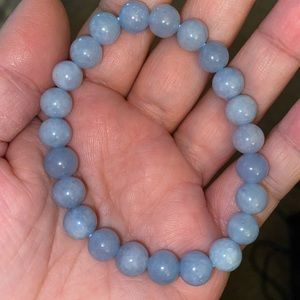 🖤💙Genuine Angelite Crystal Bracelet